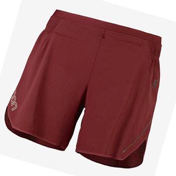 Bermudas Salomon SENSE AERO 5'' Mujer Rojos | MX 2337FDN